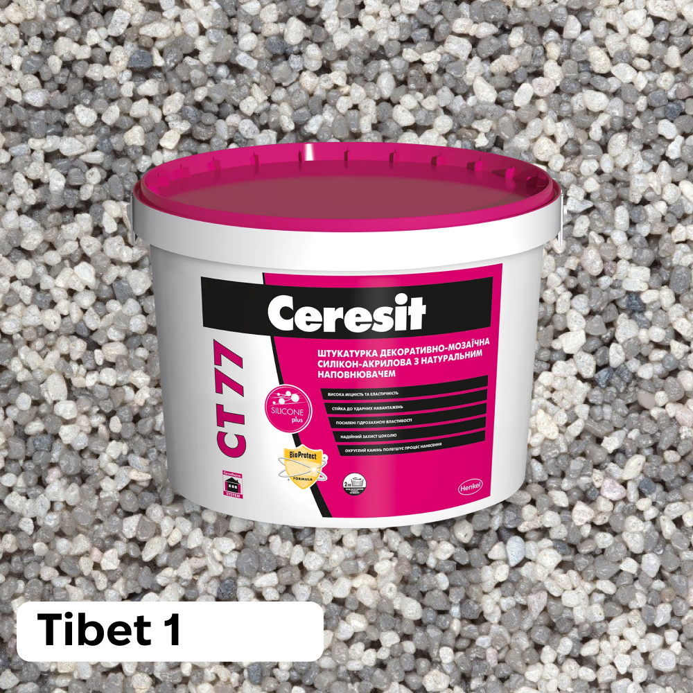 Штукатурка декоративна мозаїчна Ceresit CT 77 14кг